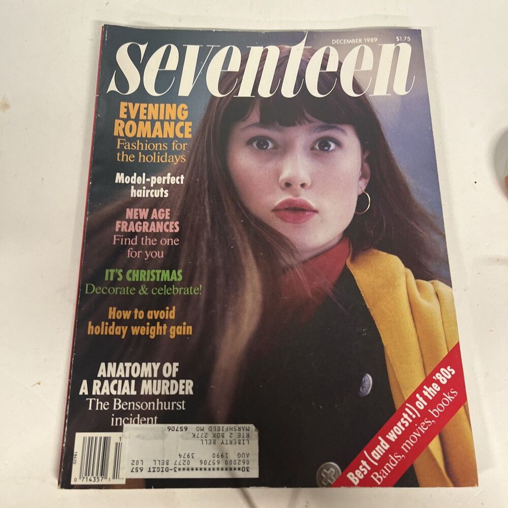 Seventeen Magazine December 1989 Bensonhurst